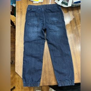 Boys 4T dark wash denim joggers
